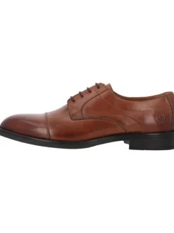 Klassische Halbschuhe in cognac>palado