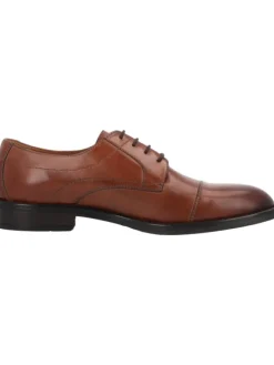 Klassische Halbschuhe in cognac><noscript><img width=