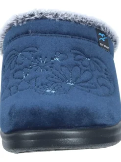 Klassische Hausschuhe in blau><noscript><img width=