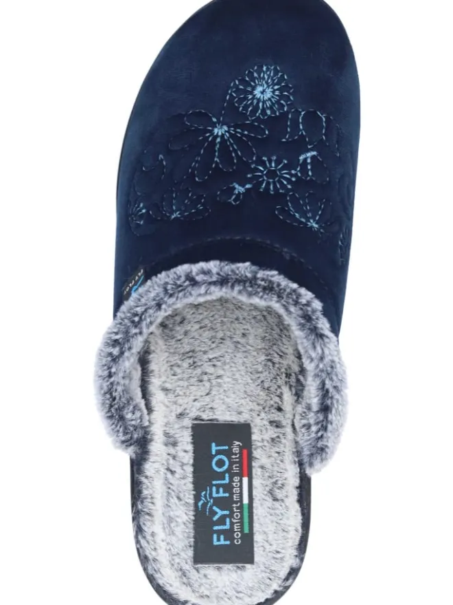 Klassische Hausschuhe in blau>FlyFlot Sale