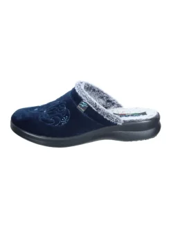 Klassische Hausschuhe in blau><noscript><img width=