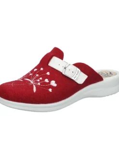 Klassische Hausschuhe in burgundy>FlyFlot Best