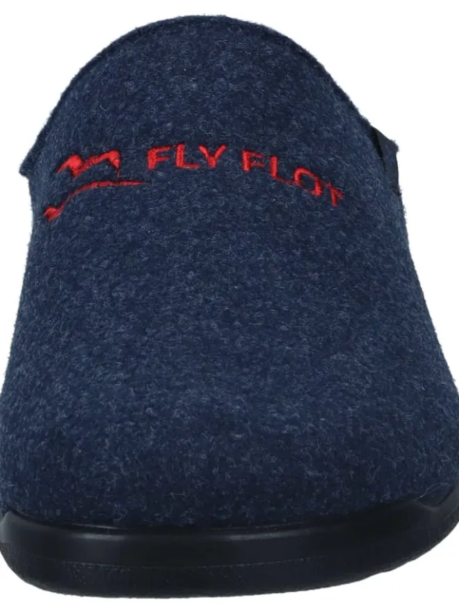 Klassische Hausschuhe in blau>FlyFlot Hot