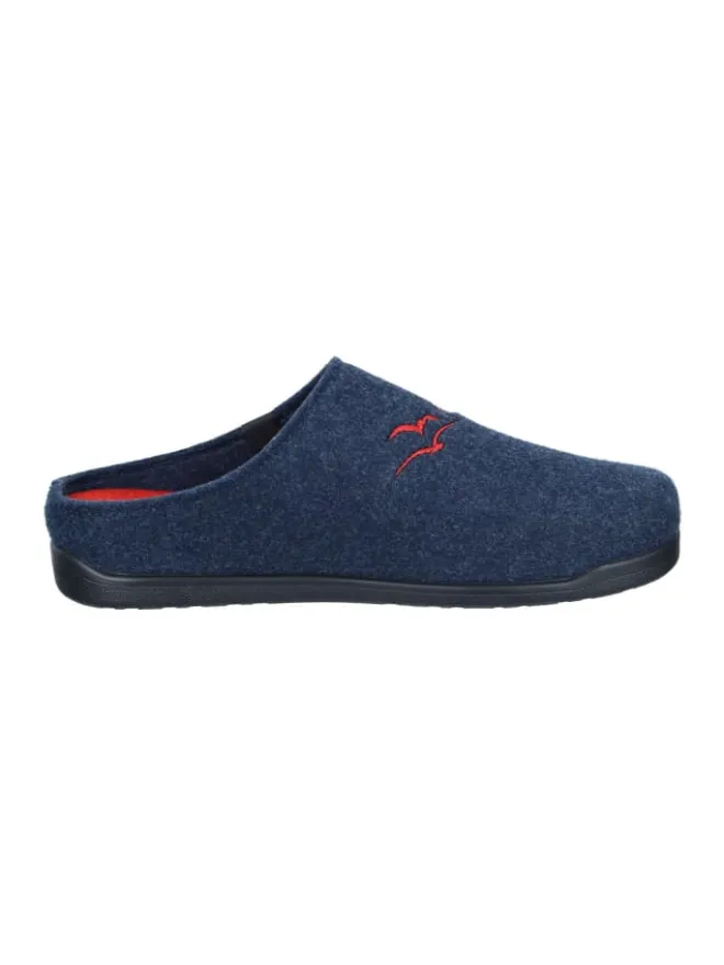 Klassische Hausschuhe in blau>FlyFlot Hot