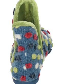 Klassische Hausschuhe in blau><noscript><img width=
