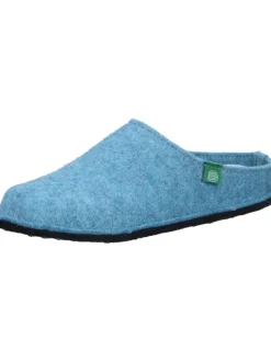Klassische Hausschuhe in mittelblau>Dr. BRINKMANN Discount