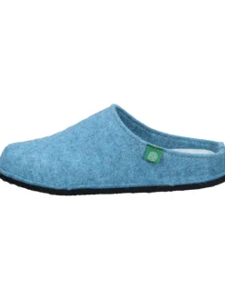 Klassische Hausschuhe in mittelblau>Dr. BRINKMANN Discount