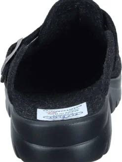 Klassische Hausschuhe in schwarz><noscript><img width=
