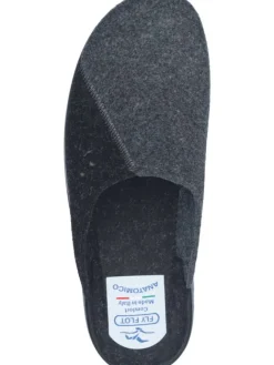 Klassische Hausschuhe in schwarz><noscript><img width=