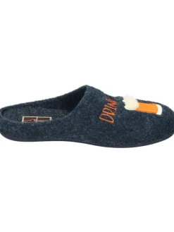 Klassische Hausschuhe in navy><noscript><img width=
