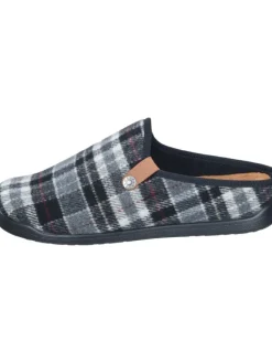 Klassische Hausschuhe in schwarz>FlyFlot Online