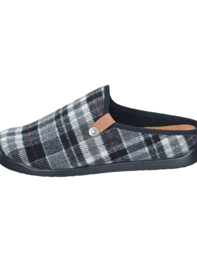 Klassische Hausschuhe in schwarz>FlyFlot Online
