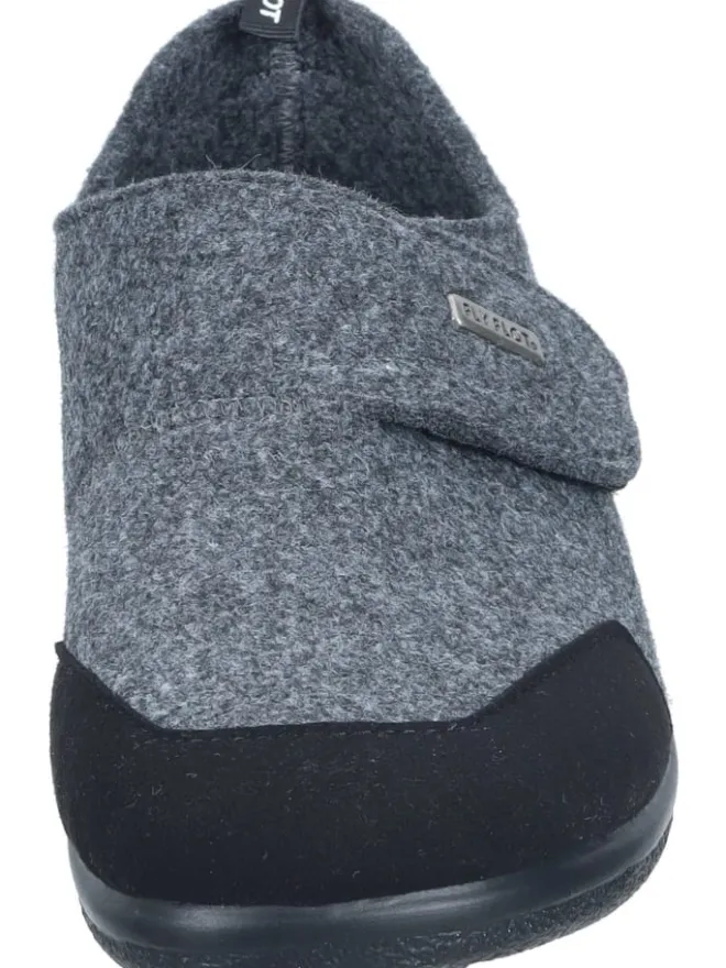 Klassische Hausschuhe in anthrazit>FlyFlot Hot