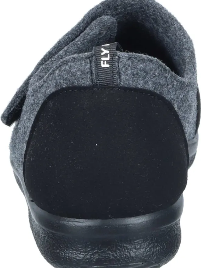 Klassische Hausschuhe in anthrazit>FlyFlot Hot