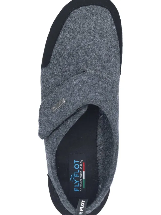 Klassische Hausschuhe in anthrazit>FlyFlot Hot
