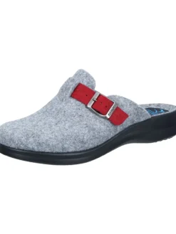 Klassische Hausschuhe in grau>FlyFlot Discount