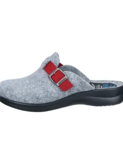 Klassische Hausschuhe in grau>FlyFlot Discount
