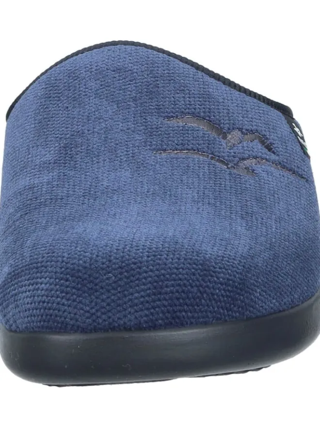 Klassische Hausschuhe in blau>FlyFlot New