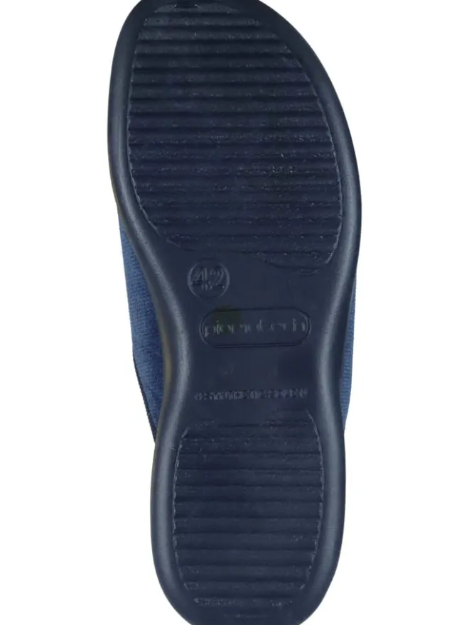 Klassische Hausschuhe in blau>FlyFlot New
