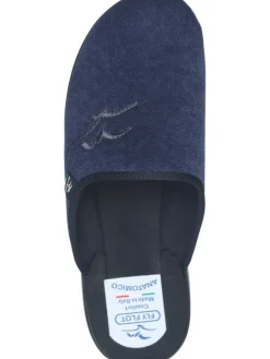 Klassische Hausschuhe in blau><noscript><img width=