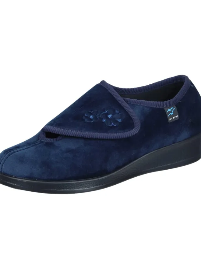 Klassische Hausschuhe in blau>FlyFlot Online