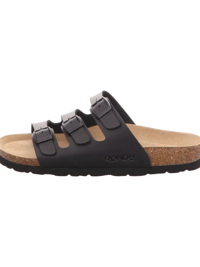 Klassische Pantolette in schwarz>ROHDE Hot