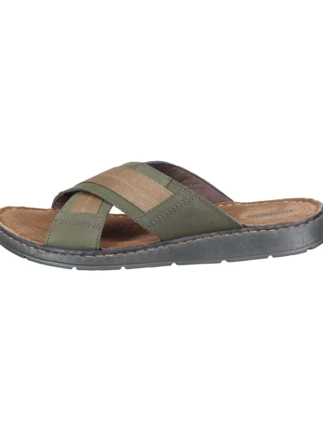 manitu Sandalen & Pantoletten^Klassische Pantoletten in grün