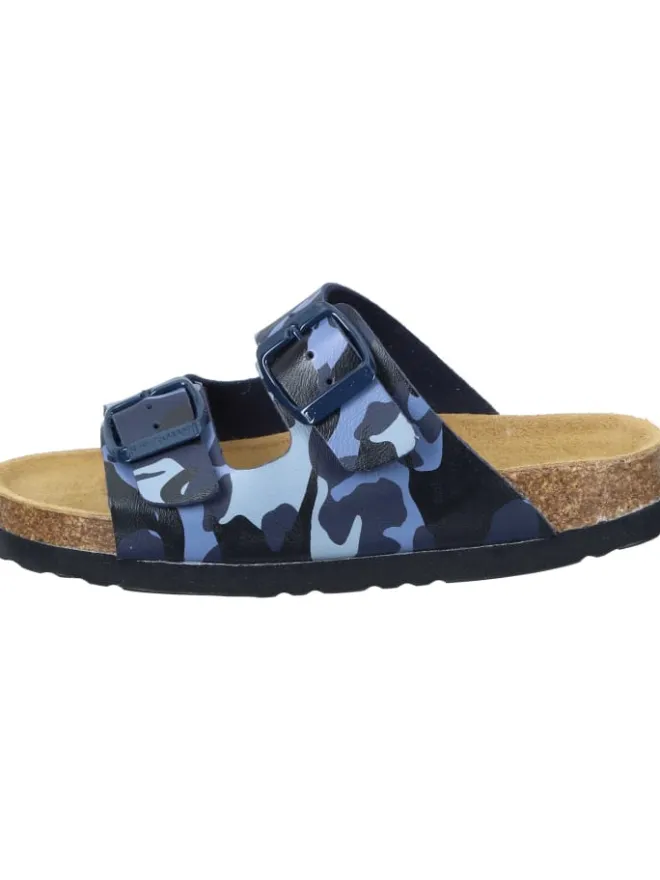 Klassische Pantoletten in blau>Dr. BRINKMANN Hot