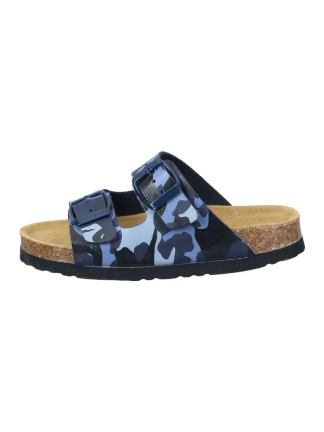 Klassische Pantoletten in blau>Dr. BRINKMANN Hot
