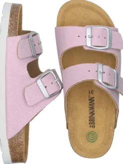Klassische Pantoletten in rosa><noscript><img width=