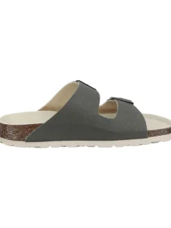 Klassische Pantoletten in khaki><noscript><img width=