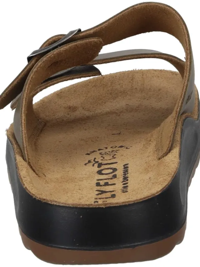 Klassische Pantoletten in beige>FlyFlot Online
