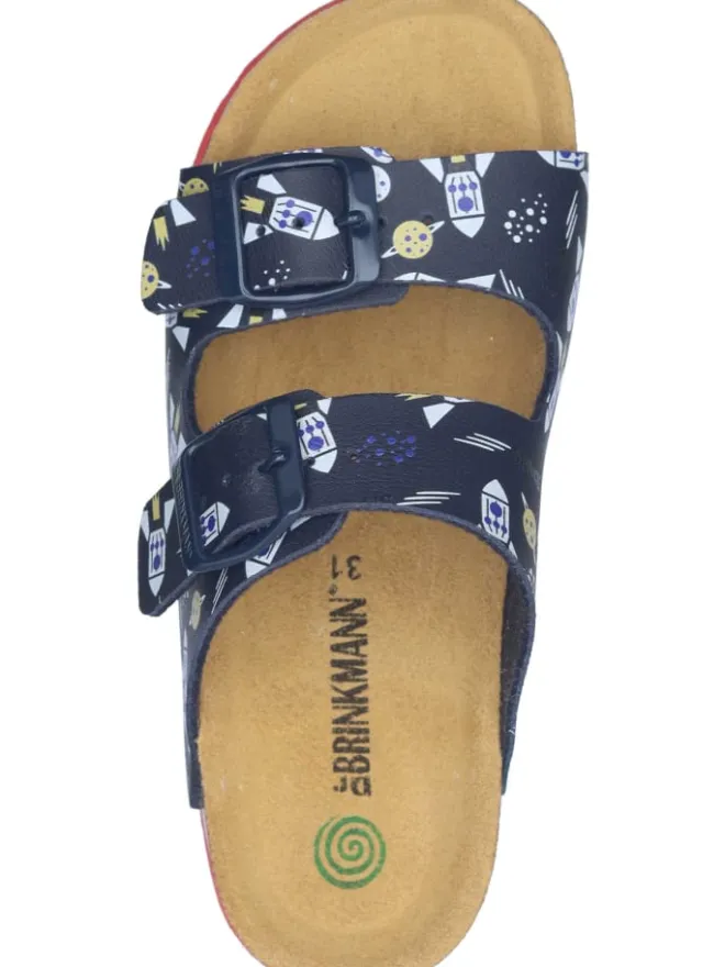 Klassische Pantoletten in blau>Dr. BRINKMANN New