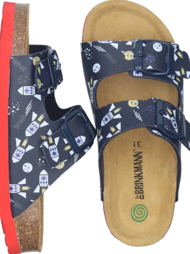 Klassische Pantoletten in blau>Dr. BRINKMANN New
