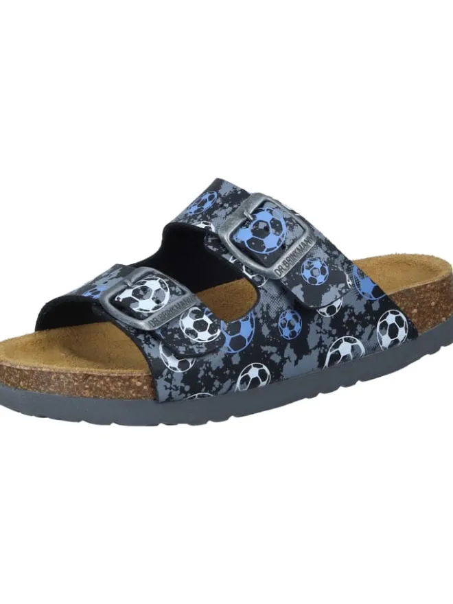 Dr. BRINKMANN Clogs & Pantoletten·Pantoletten^Klassische Pantoletten, Klassische Hausschuhe in anthrazit