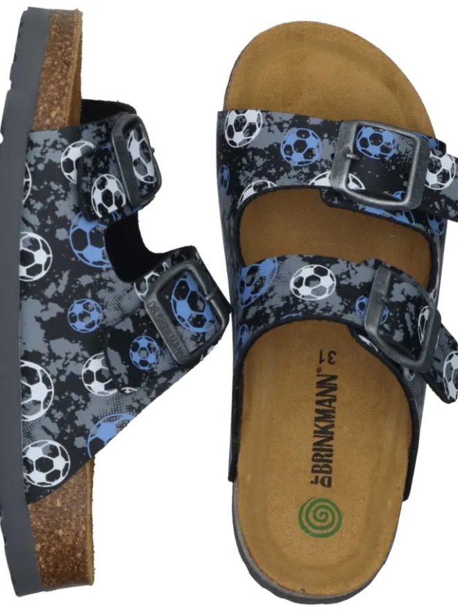 Dr. BRINKMANN Clogs & Pantoletten·Pantoletten^Klassische Pantoletten, Klassische Hausschuhe in anthrazit