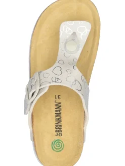 Dr. BRINKMANN Clogs & Pantoletten·Pantoletten^Klassische Pantoletten, Zehentrenner in hellgelb