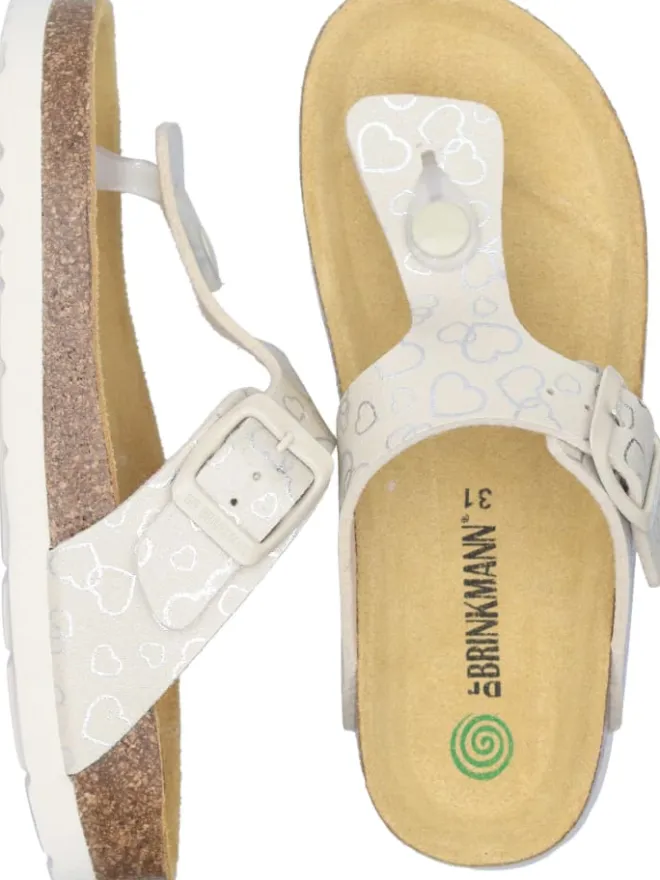 Dr. BRINKMANN Clogs & Pantoletten·Pantoletten^Klassische Pantoletten, Zehentrenner in hellgelb