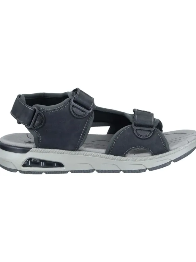 Klassische Sandaletten in schwarz/vulcano/cenere>rieker Clearance