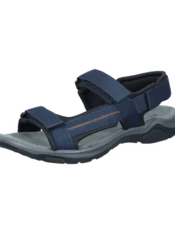 Klassische Sandaletten in blau>manitu New