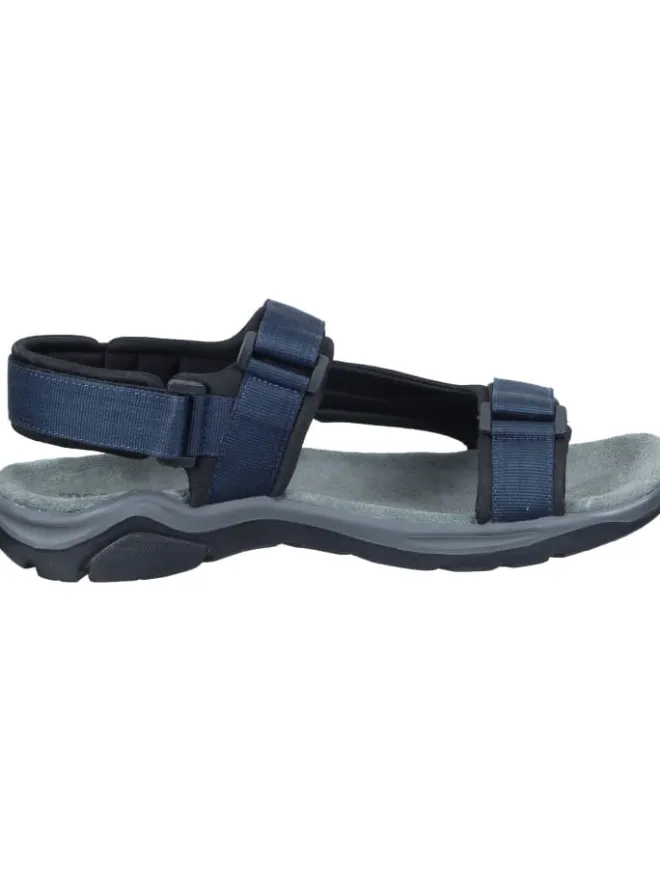 Klassische Sandaletten in blau>manitu New