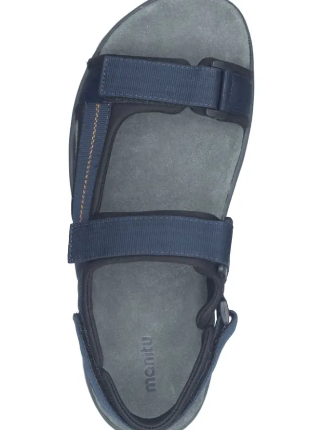Klassische Sandaletten in blau>manitu New
