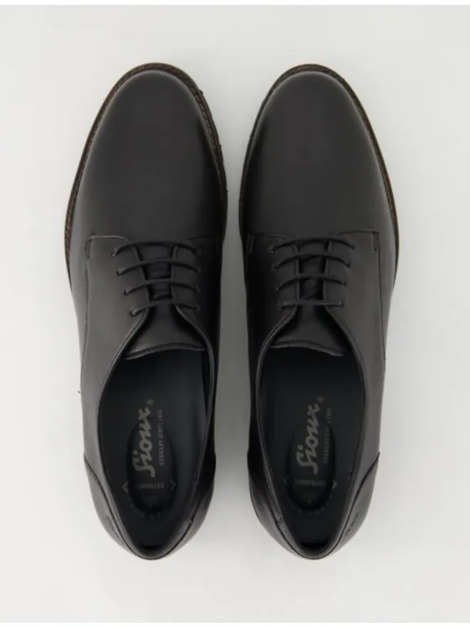 Sioux Schnürschuhe^Klassische Schnürschuhe in Schwarz