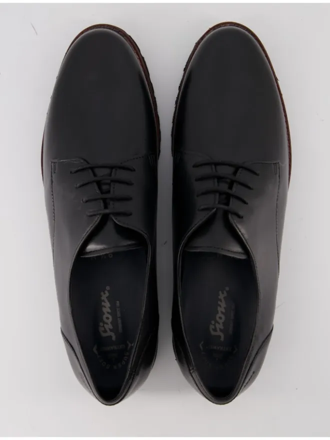 Sioux Schnürschuhe^Klassische Schnürschuhe in Schwarz