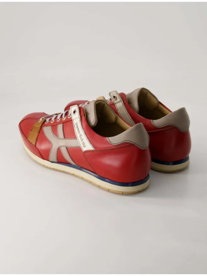 Klassische Schnürschuhe in Rot>Kamo-Gutsu Clearance