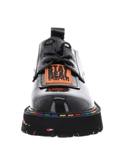 Klassische Schnürschuhe in Schwarz><noscript><img width=