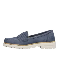 Klassische Slipper in Blau><noscript><img width=