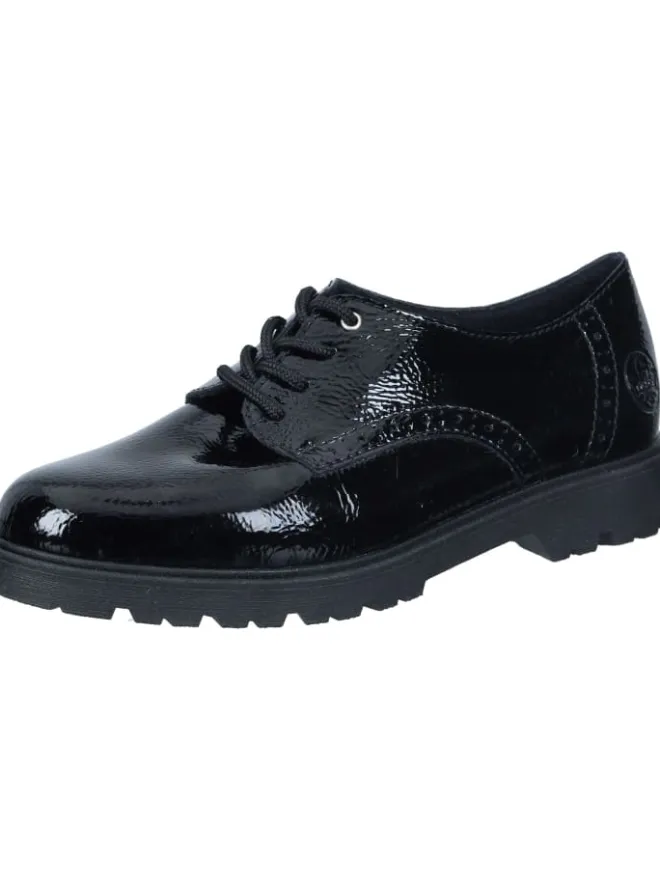 rieker Schnürschuhe^Klassische Slipper in black