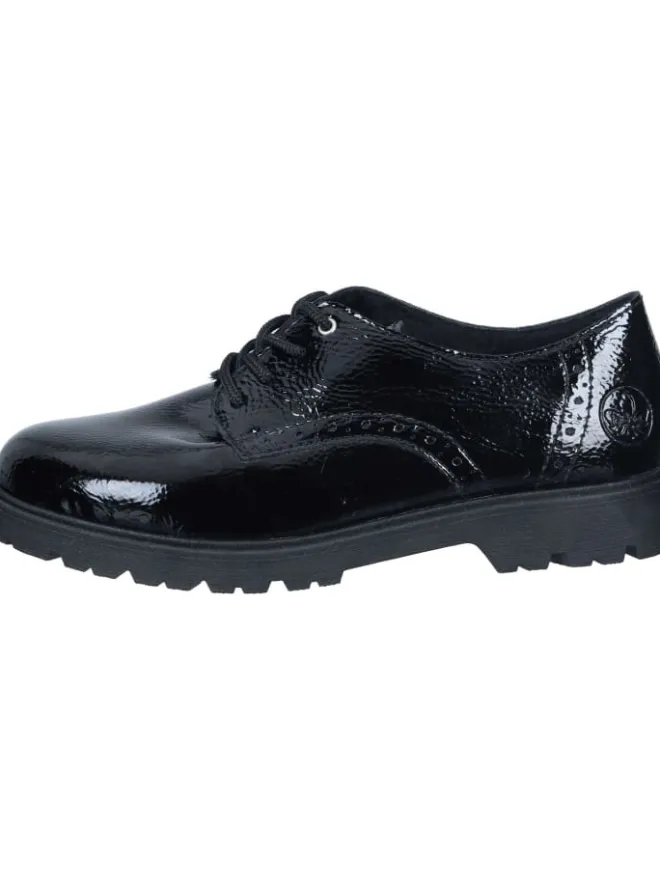 rieker Schnürschuhe^Klassische Slipper in black