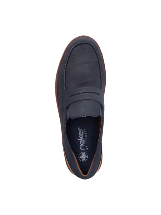 rieker Halbschuhe^Klassische Slipper in Blau